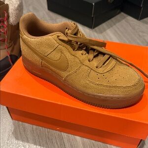 Nike kids Tan Suede Sneakers